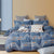Axel Blue Quilt Cover Set by Odyssey Living