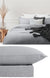 Jersey Soft Grey Quilt Cover Set by Odyssey Living