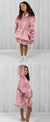 Kids Snoogie Pink Hooded Blanket by Odyssey Living