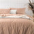Kiki Check Clay Quilt Cover Set by Odyssey Living