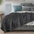 Super Soft Charcoal Blanket by Odyssey Living
