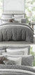 Manon Silver Quilt Cover Set by Private collection
