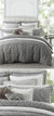 Manon Silver Quilt Cover Set by Private collection