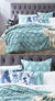 Medallion Aqua Quilt Cover Set by Park Avenue