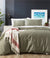 Natural Bamboo Jade Quilt Cover set by Park Avenue