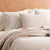 Vintage Stripe Brown Egyptian Cotton Flannelette Quilt Cover Set by Park Avenue