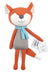 Knit Plush Fox with Scarf by Peanut Shell