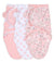 3pk Pink Floral Stars Swaddles by Peanut Shell