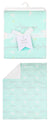 Mint Woodland Velour Dot Blanket by Peanut Shell