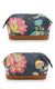 Blue Jambo Flower Medium Beauty Purse by Pip Studio