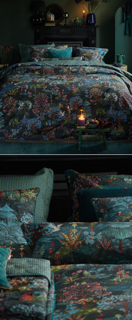 Pip Garden Dark Blue Quilt Cover Set by Pip Studio Cottonbox Pty Ltd