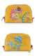 Yellow Jambo Flower Small Triangle Beauty Bag by Pip Studio