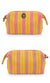 Blurred Lines Yellow Cosmetic Purse Small by Pip Studio