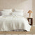 Cascade Ivory Coverlet Set by Logan Mason