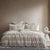 Edge Coffee Quilt Cover Set by Logan Mason