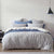 Flo Fog Quilt Cover Set by Logan Mason