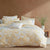 Grace Mustard Quilt Cover Set by Logan Mason