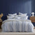 Hurley Slate Quilt Cover Set by Logan Mason