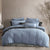 Kaia Slate Quilt Cover Set by Logan Mason