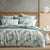Lagos Sage Quilt Cover Set by Logan Mason