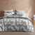 Remington Black Quilt Cover Set by Logan Mason