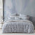 Skylar Slate Quilt Cover Set by Logan Mason