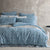 Venice Aegean Quilt Cover Set by Logan Mason