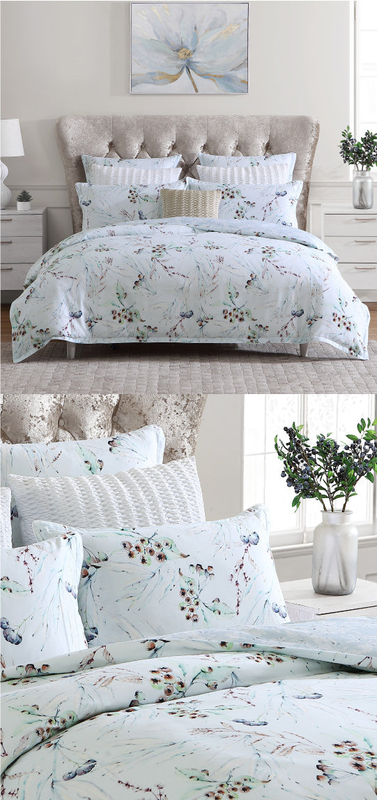 Banks Eucalyptus Quilt Cover Set by Private collection Cottonbox Pty Ltd