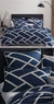 Kennedy Navy Quilt Cover Set by Private collection