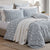 Monsera Chambray Quilt Cover Set by Private Collection