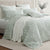 Monsera Sage Quilt Cover Set by Private Collection
