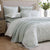Mayfair Sage Quilt Cover Set by Private Collection