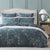 Samaria Teal Quilt Cover Set by Private Collection