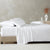 300TC Cotton Percale White Sheets by Private Collection