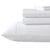 500TC Cotton Sateen White Sheets by Private Collection