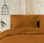 Doux Pure Linen Terracotta Quilt Cover Set by RANS