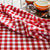 Gingham Check Red Napery by RANS