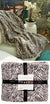 Zebra Faux Fur Throw by RANS