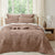 Archie Cross Stitch Velvet Wood Coverlet Set by Renee Taylor