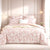 Aura Blush Quilt Cover Set by Renee Taylor