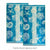 Jacquard Velour Large Beach Towel 2 PACK Coral Aqua by Renee Taylor