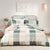 Cooper Checks Reversible Cotton Quilt Cover Set by Renee Taylor