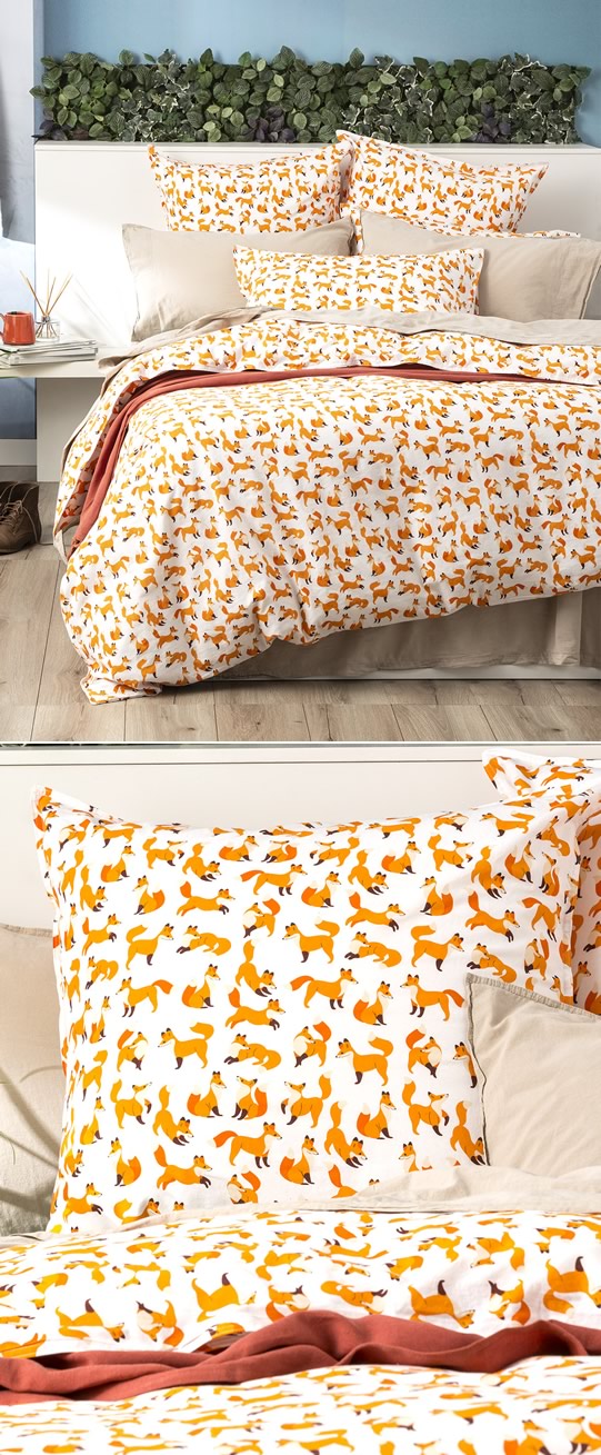 Fox Quilt Cover Set by Renee Taylor Cottonbox Pty Ltd