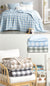 Gingham Cotton Yarn Dyed Blankets by Renee Taylor