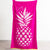 Jacquard Velour Large Hearts Beach Towel by Renee Taylor