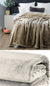 Heavy Taupe Acrylic Mink Blanket by Renee Taylor