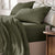 Linen Cotton Leaf Bed Linen Range by Renee Taylor