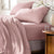 Linen Cotton Woodrose Bed Linen Range by Renee Taylor