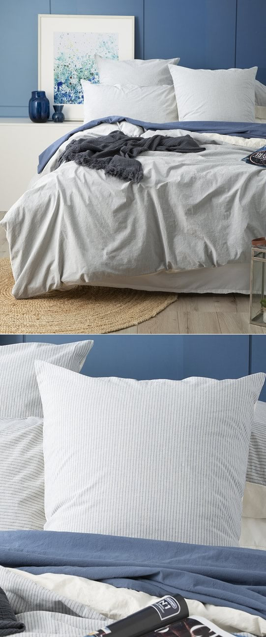 Portifino Blue Quilt Cover Set by Renee Taylor Cottonbox Pty Ltd