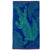Jacquard Velour Large Crocodile Beach Towel by Renee Taylor